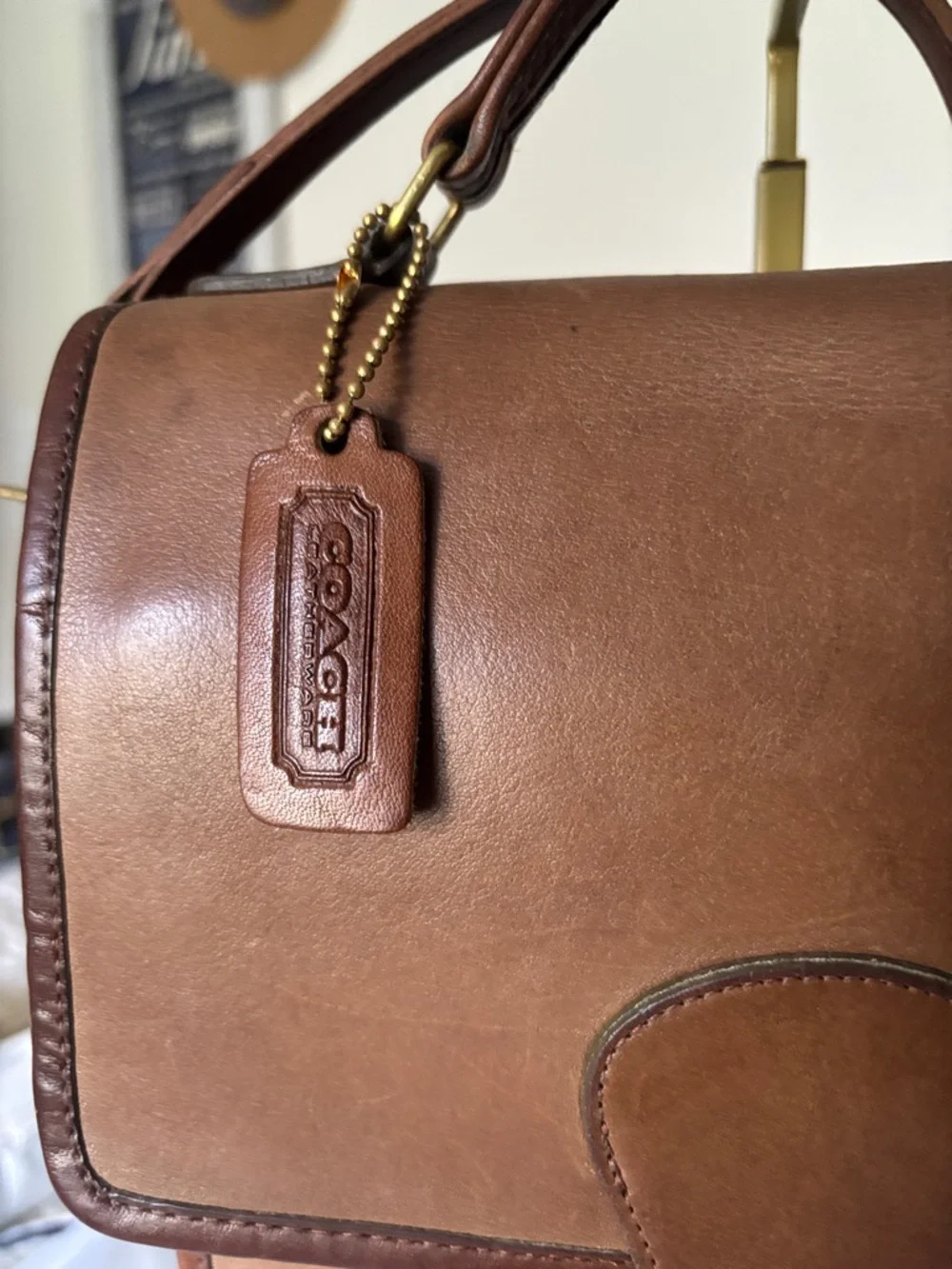 Vintage Coach Station Bag 6502 
Made in New York City - Picture 3 of 17